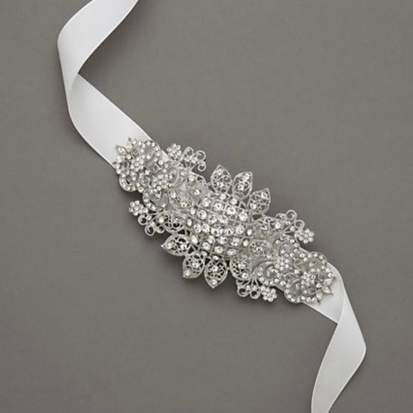 Floral ribbon headband (2)